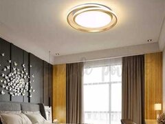 Lustra LED 65W Double Gold 450, 1 surse de iluminare